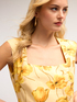 Mini robe en popeline à motif floral image number 3