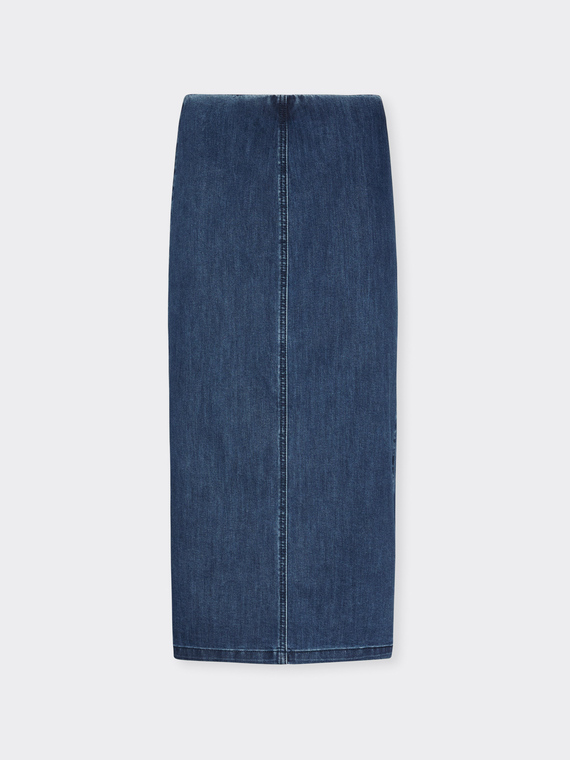 Midi-Jeansrock