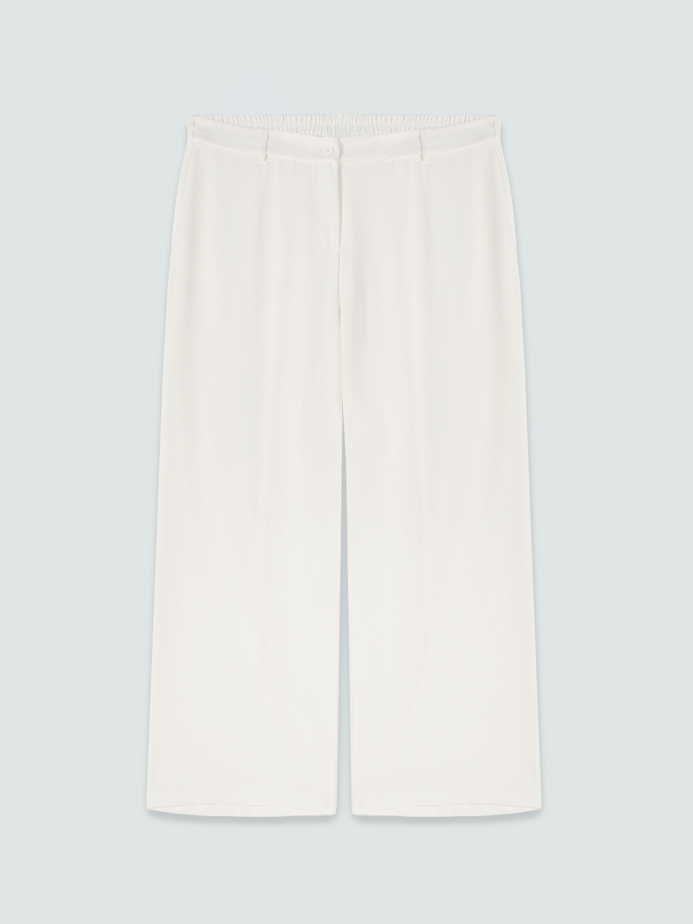 Wide Leg Trousers in Fluid Fabric image number 4