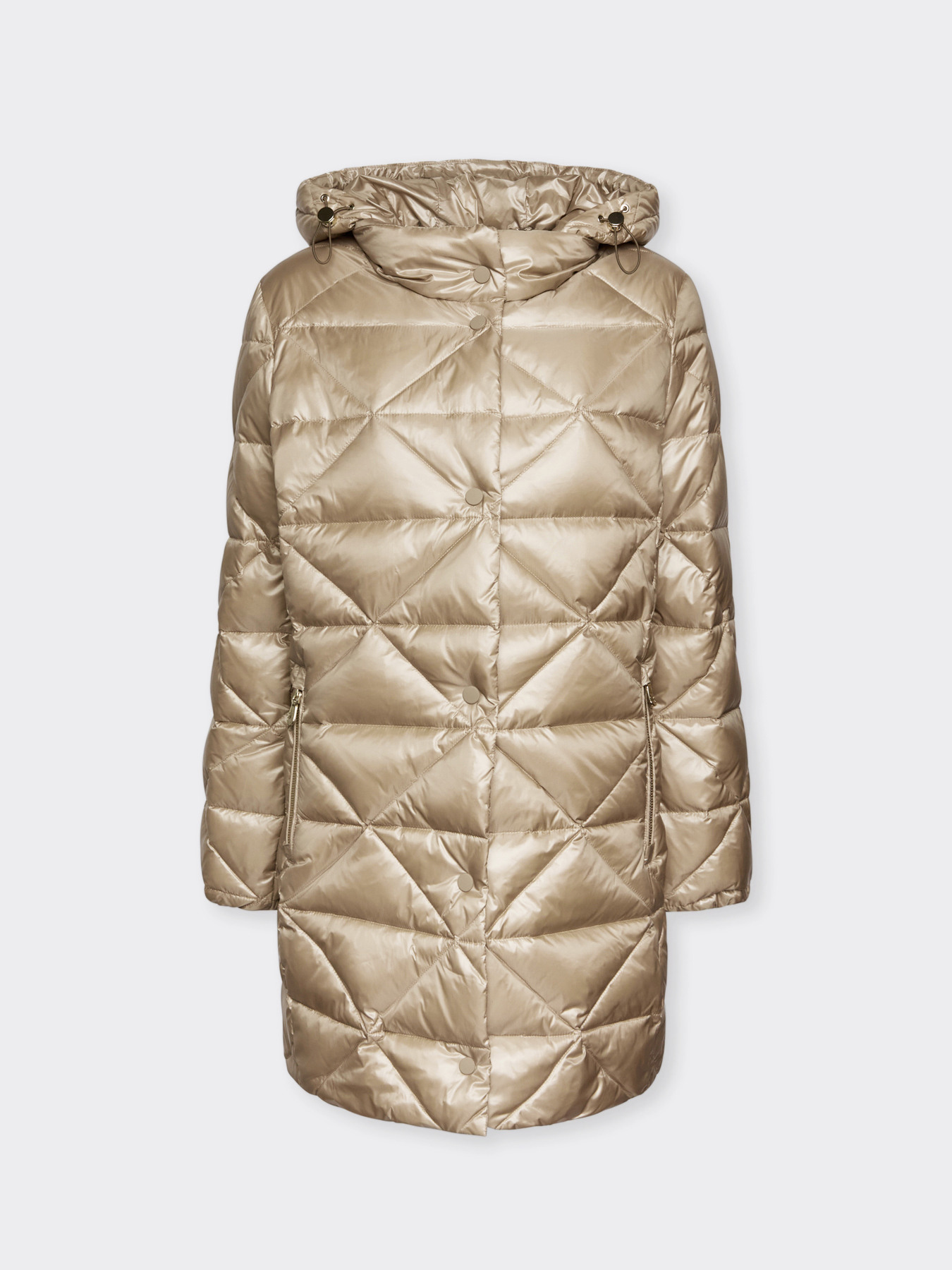 Quilted down jacket with hood image number 4