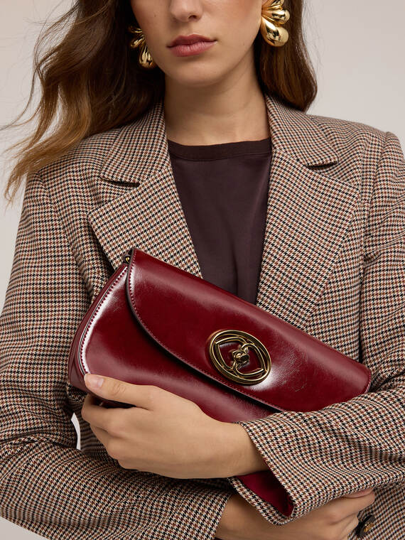 Pochette in tessuto spalmato
