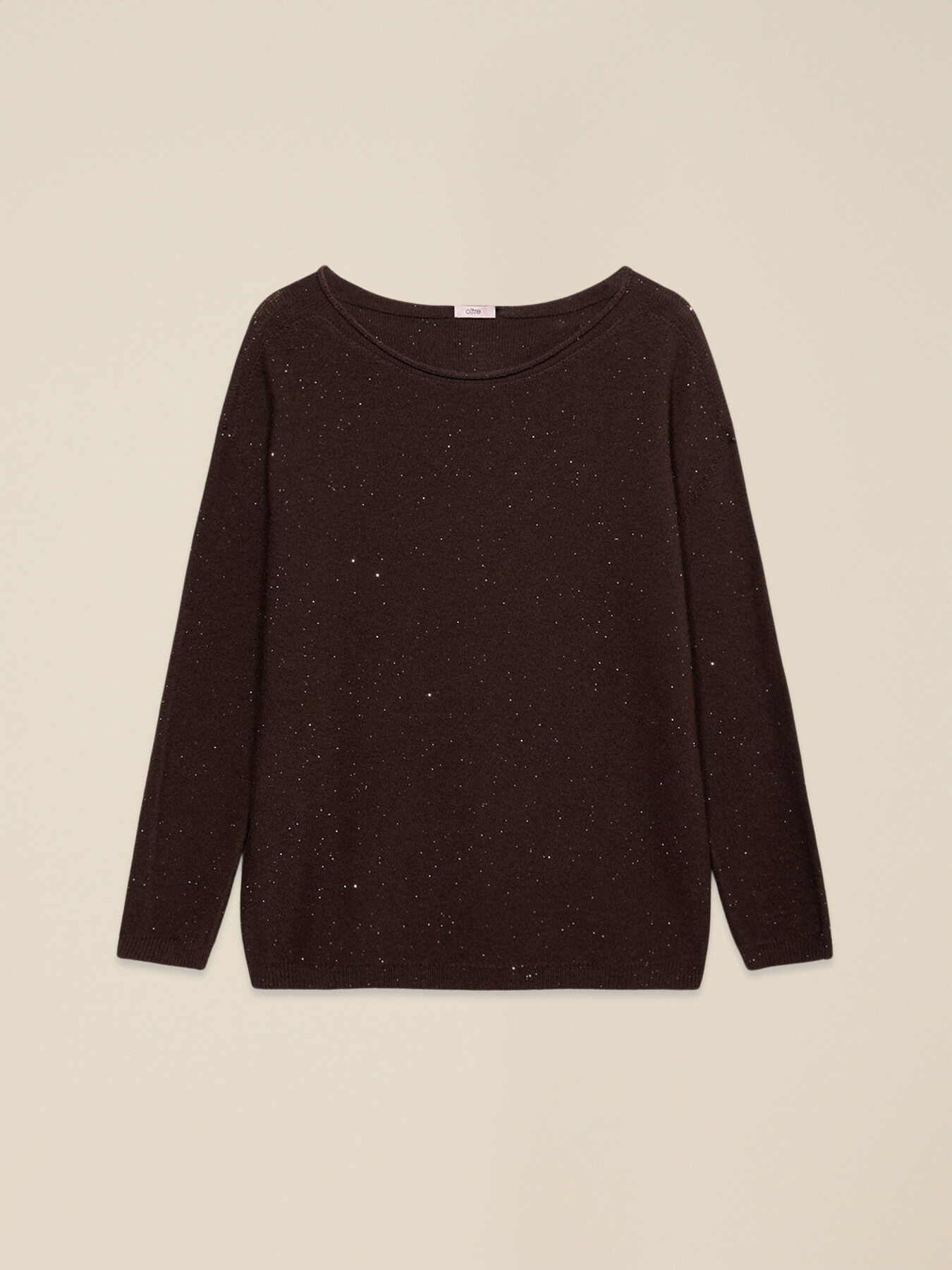 Maglia con micro paillettes image number 3