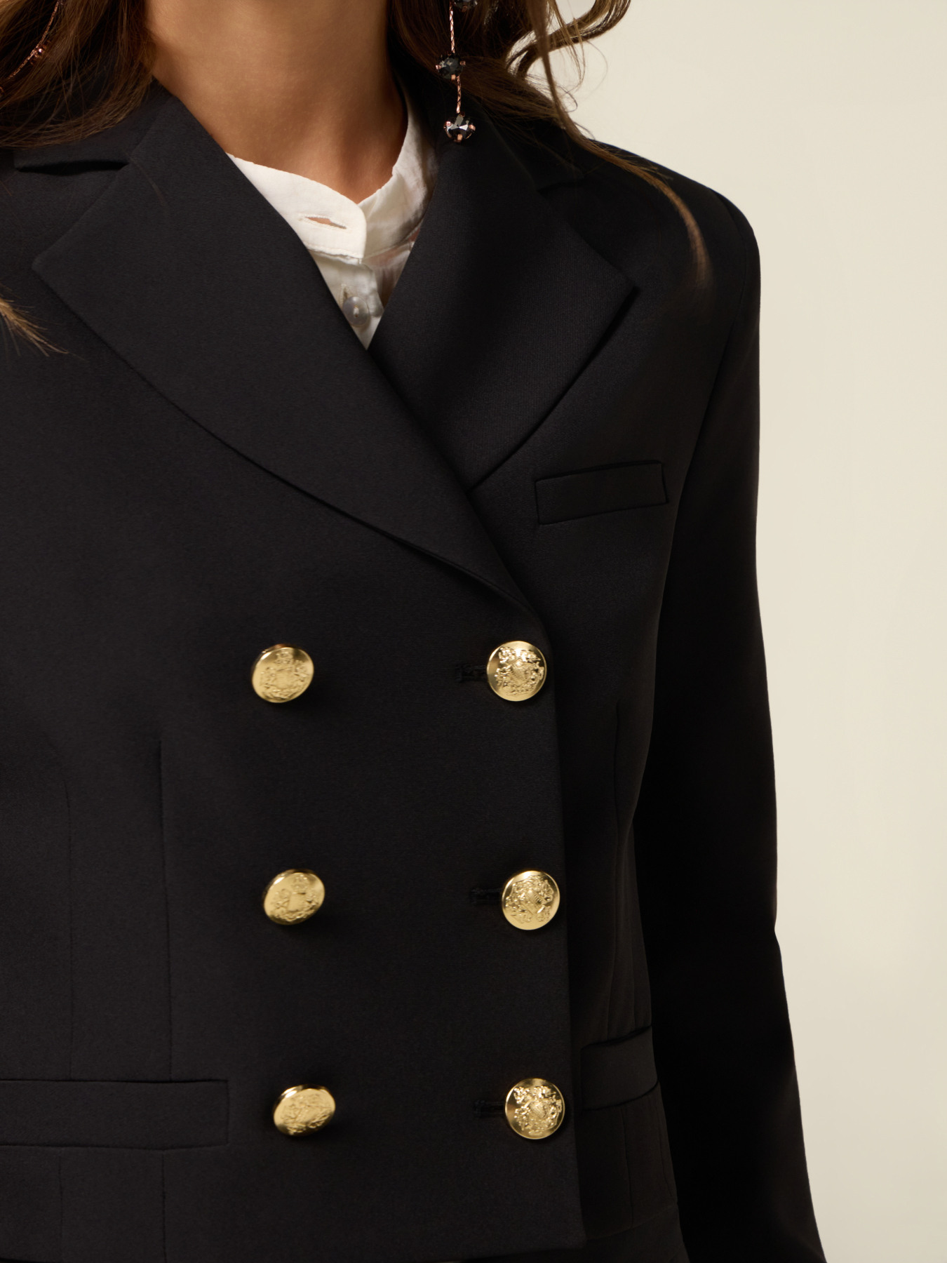 Blazer cropped doppiopetto image number 2