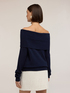 Maille off-shoulder en mélange viscose image number 1