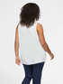 Top with front pleat image number 1