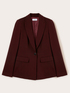 Blazer monopetto in tessuto tecnico image number 4