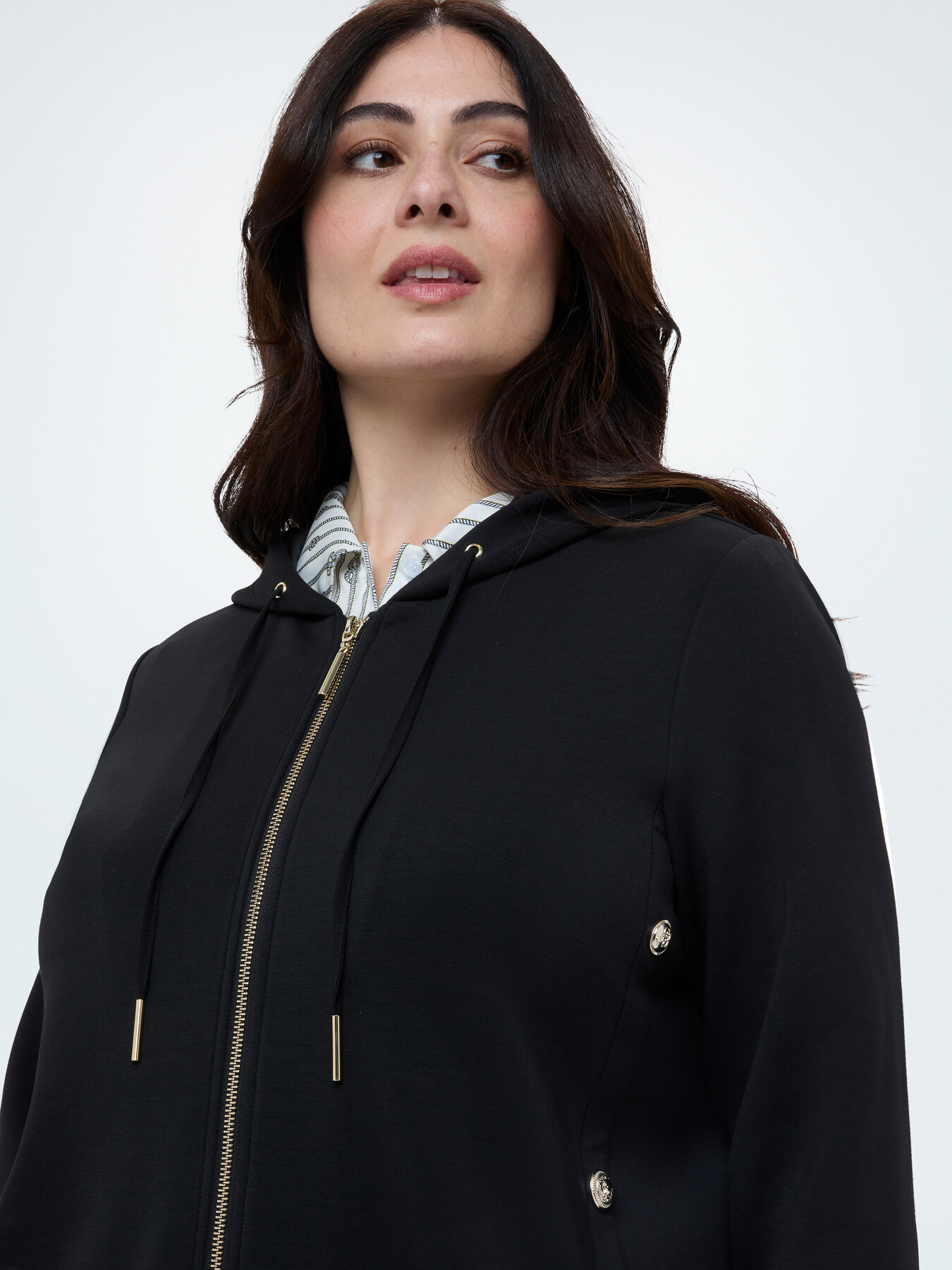 Kapuzenpullover mit Rei&szlig;verschluss image number 3