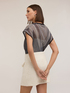 Kimono-Oberteil mit geometrischem Muster und Top image number 1