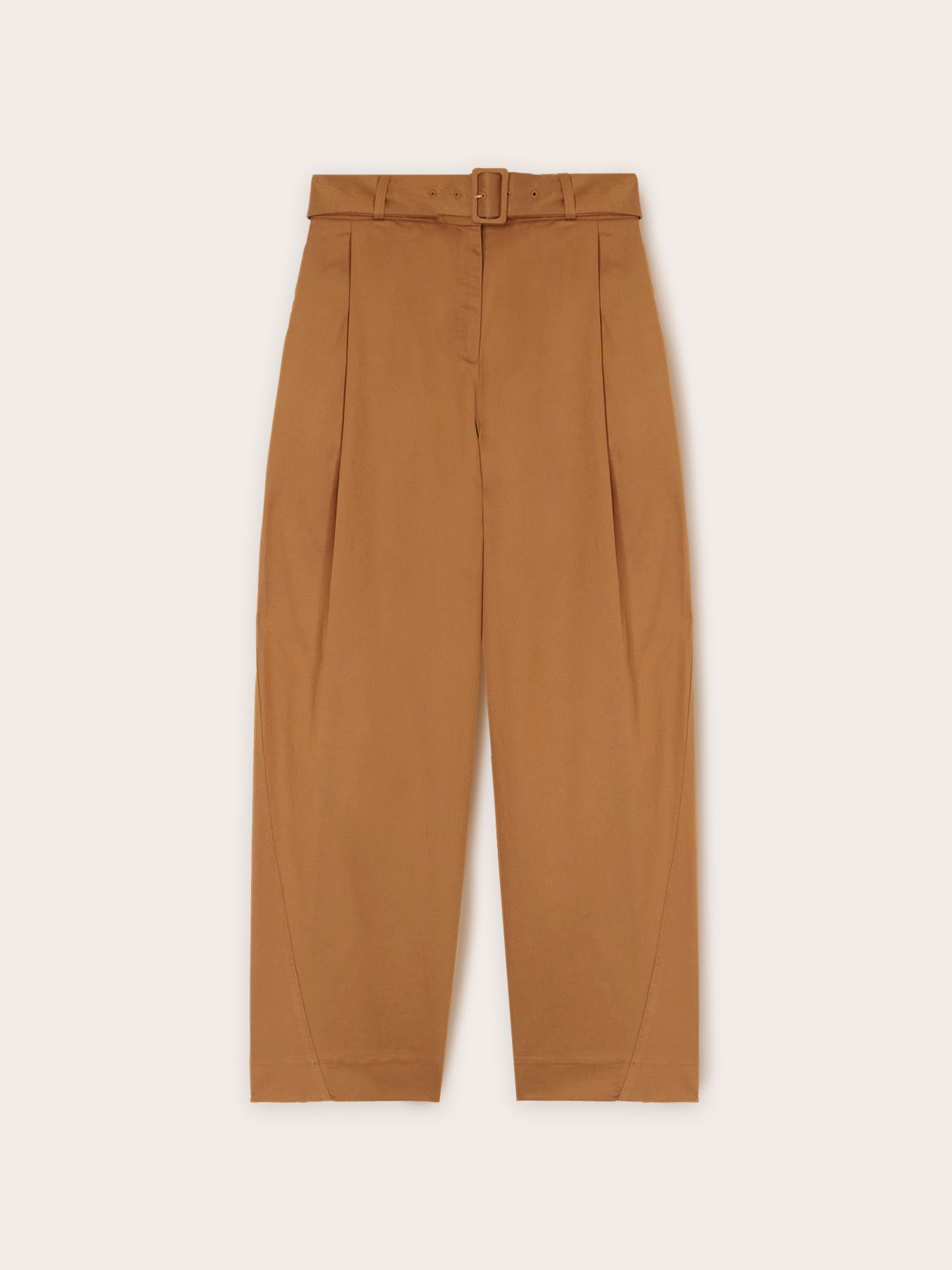 Balloon pants with fabric belt image number 4