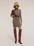 Wool blend knit sheath dress image number 0
