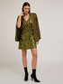 Sequin dress with geometric design image number 3