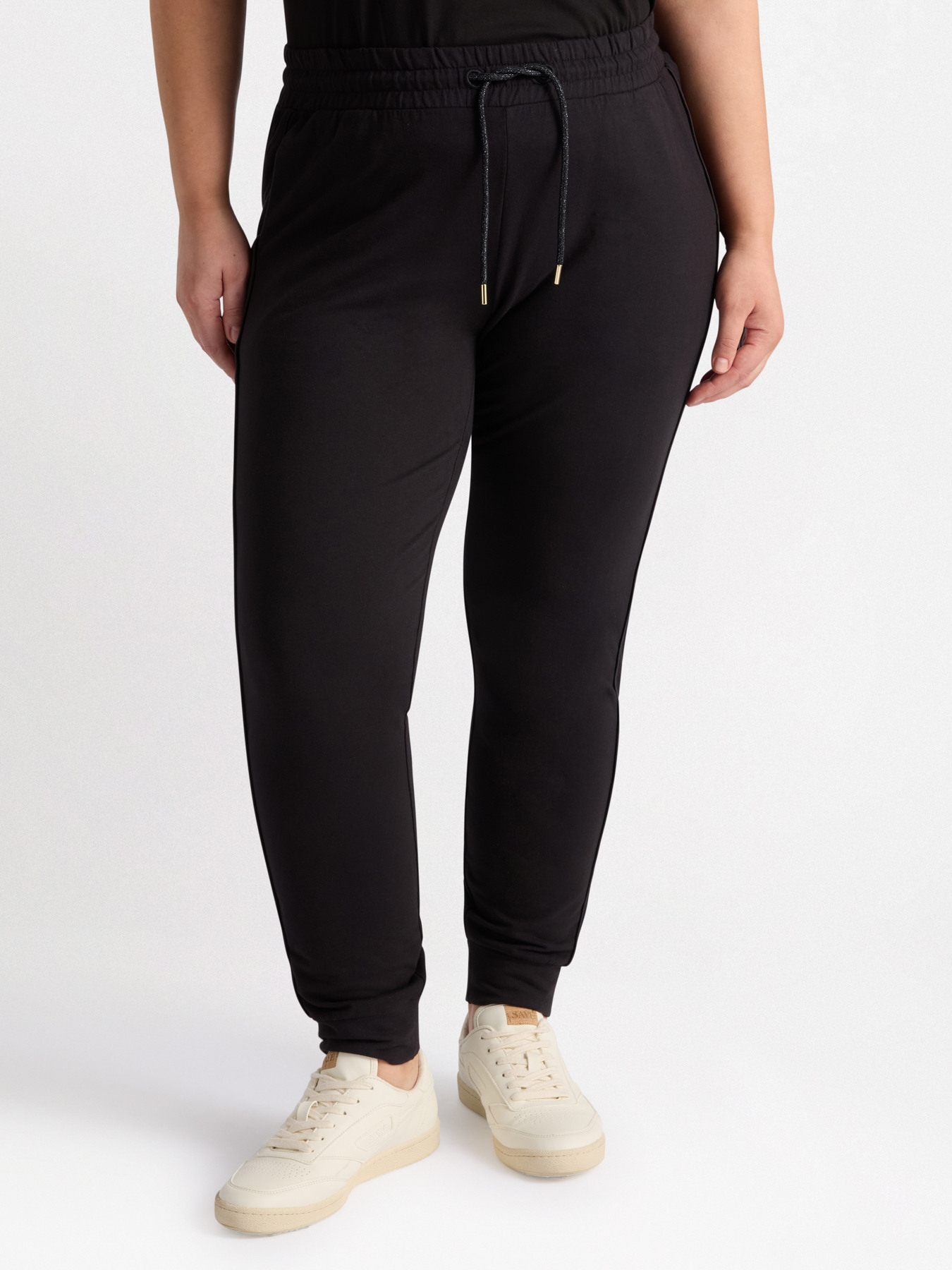 Joggers aus Sweatstoff mit seitlichen Bordüren image number 0