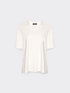 T-shirt with back insert image number 4