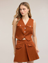 Mixed cotton crop vest image number 0