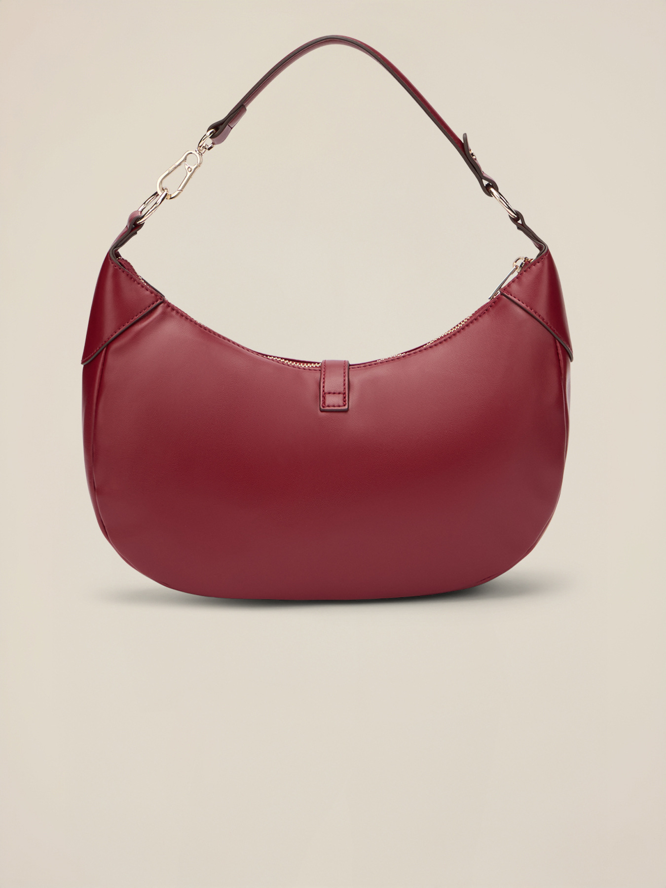 Tracolla con zip e ciondolo metallico image number 2