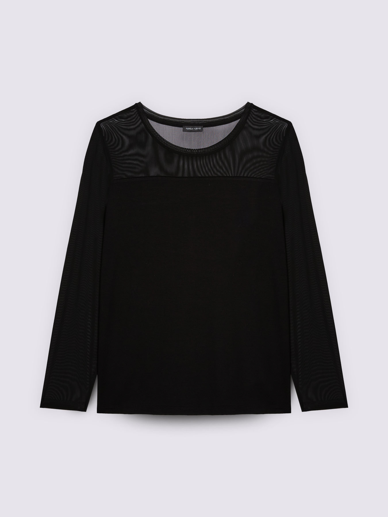 T-shirt in jersey and tulle image number 4