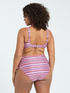 Zweiteiliger Bikini mit Multicolor-Print und Schn&uuml;ren image number 2