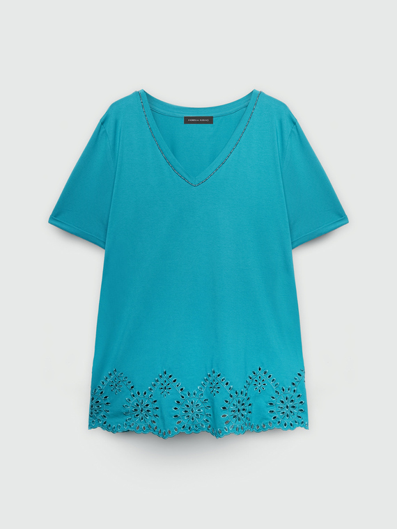 Besticktes T-Shirt