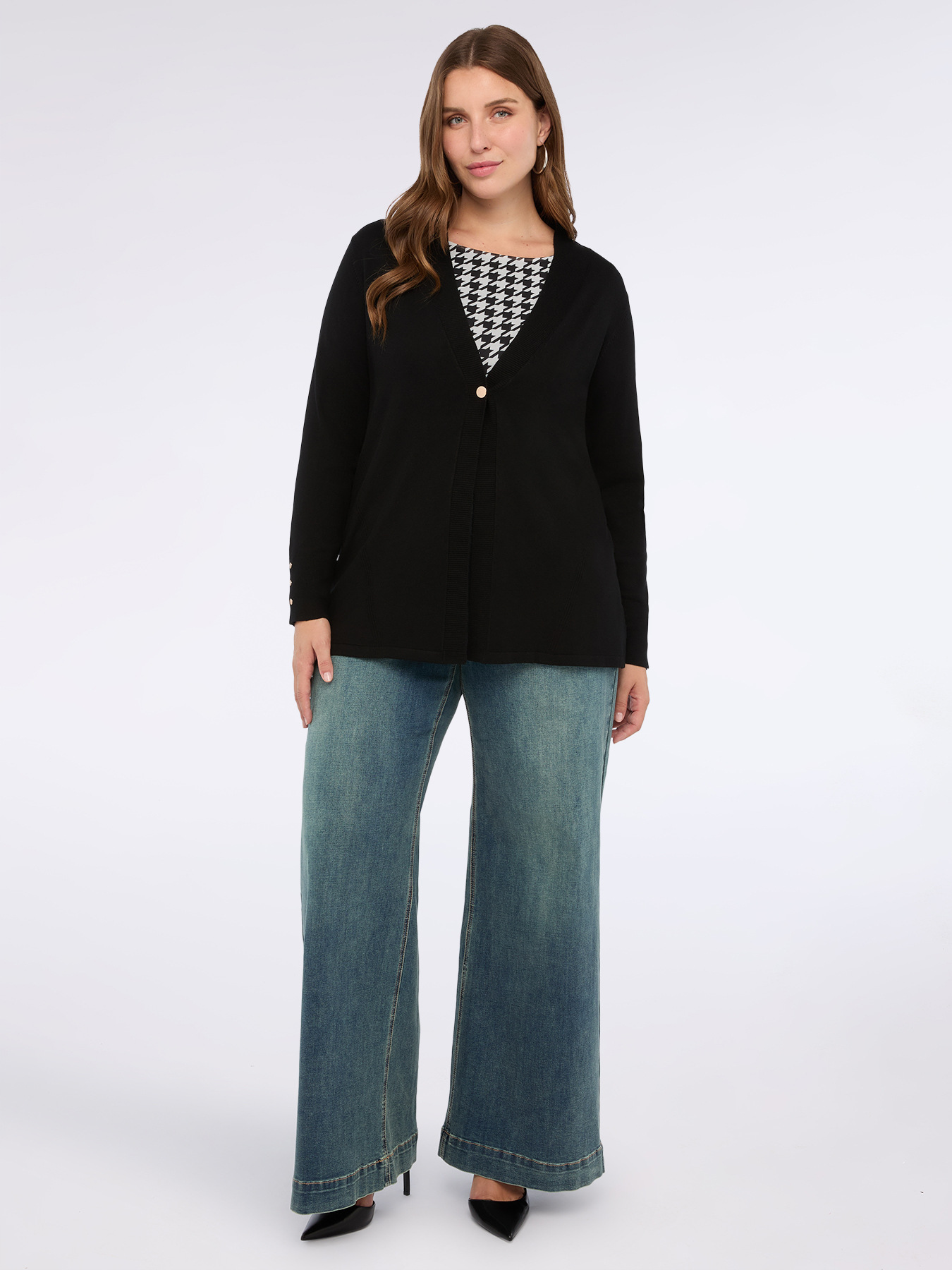 Viscose blend cardigan image number 2