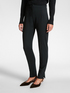 Slim-fit trousers in Milanese stitch image number 2