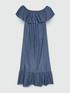 Long denim dress image number 4