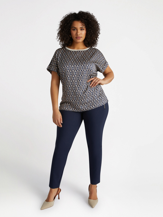 Chain print T-shirt