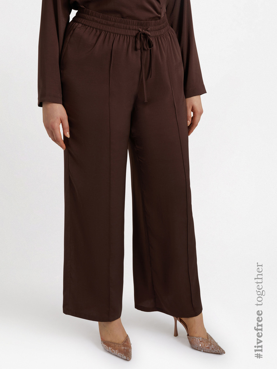 Palazzo-Hose aus leichtem Gewebe