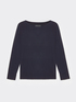 Basic sweater with boat neck image number 4