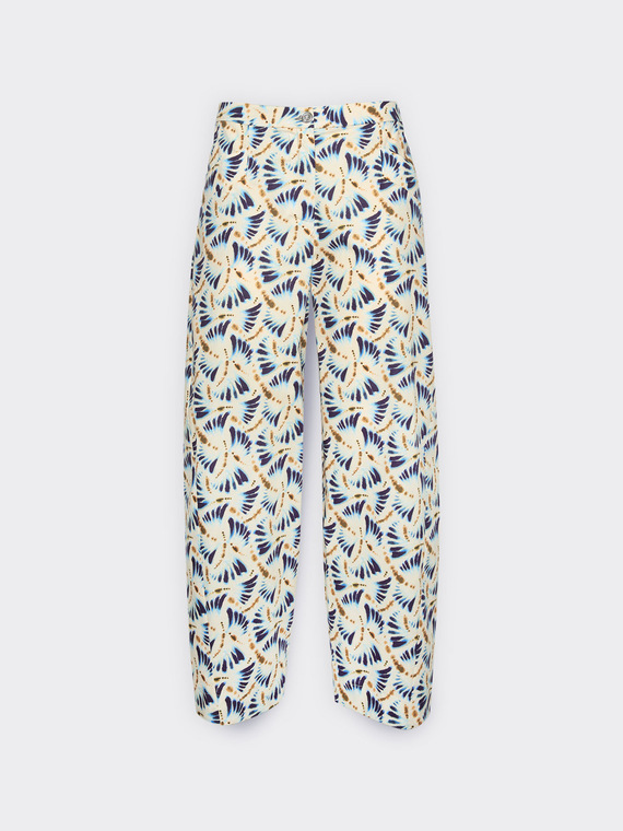 Printed trousers