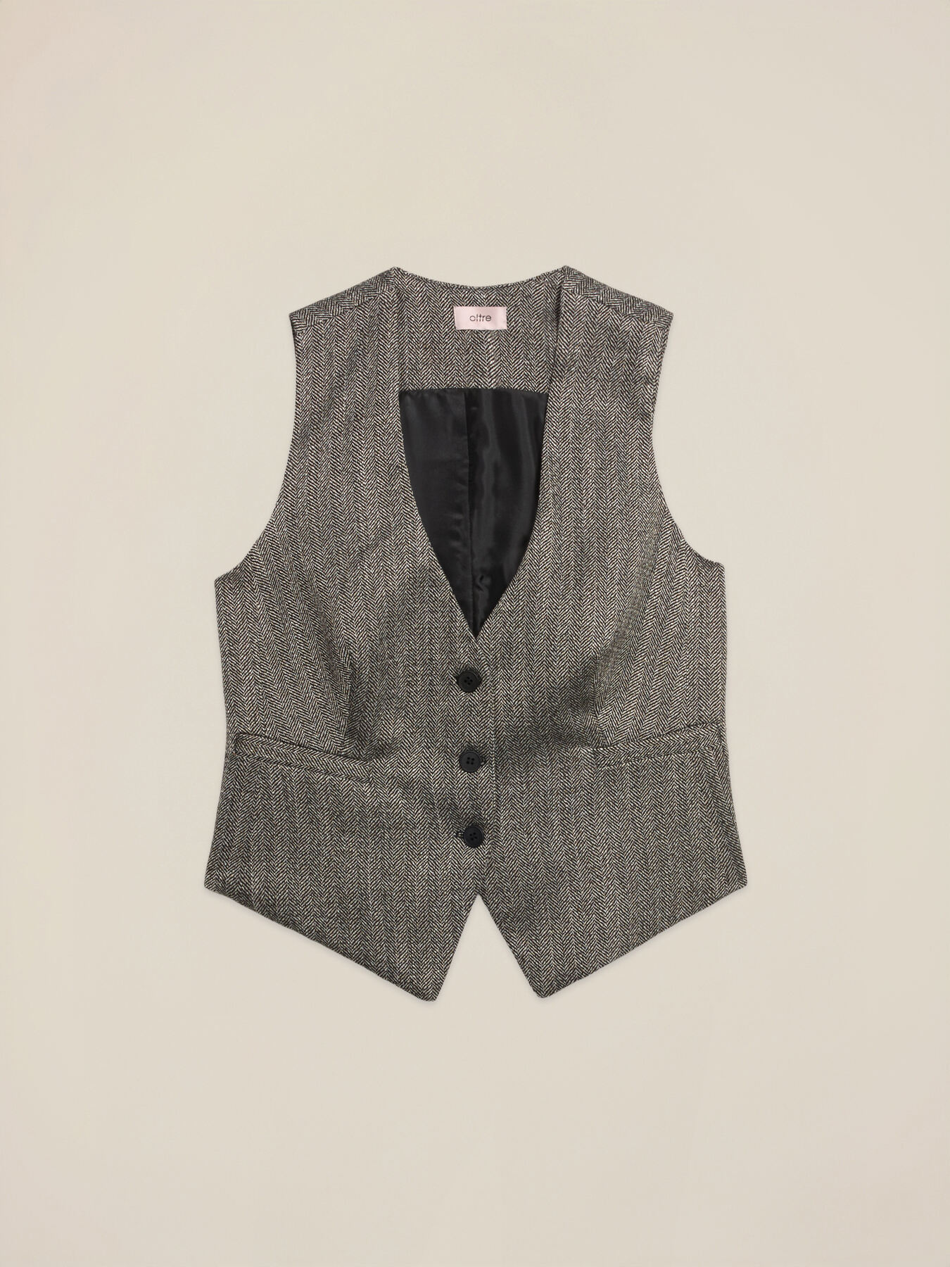 Gilet in flanella gessata image number 4