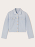 Veste type denim en tweed image number 4