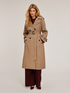 Lyocell blend fabric double-breasted trench coat image number 0