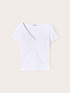 T-shirt con arricci image number 4
