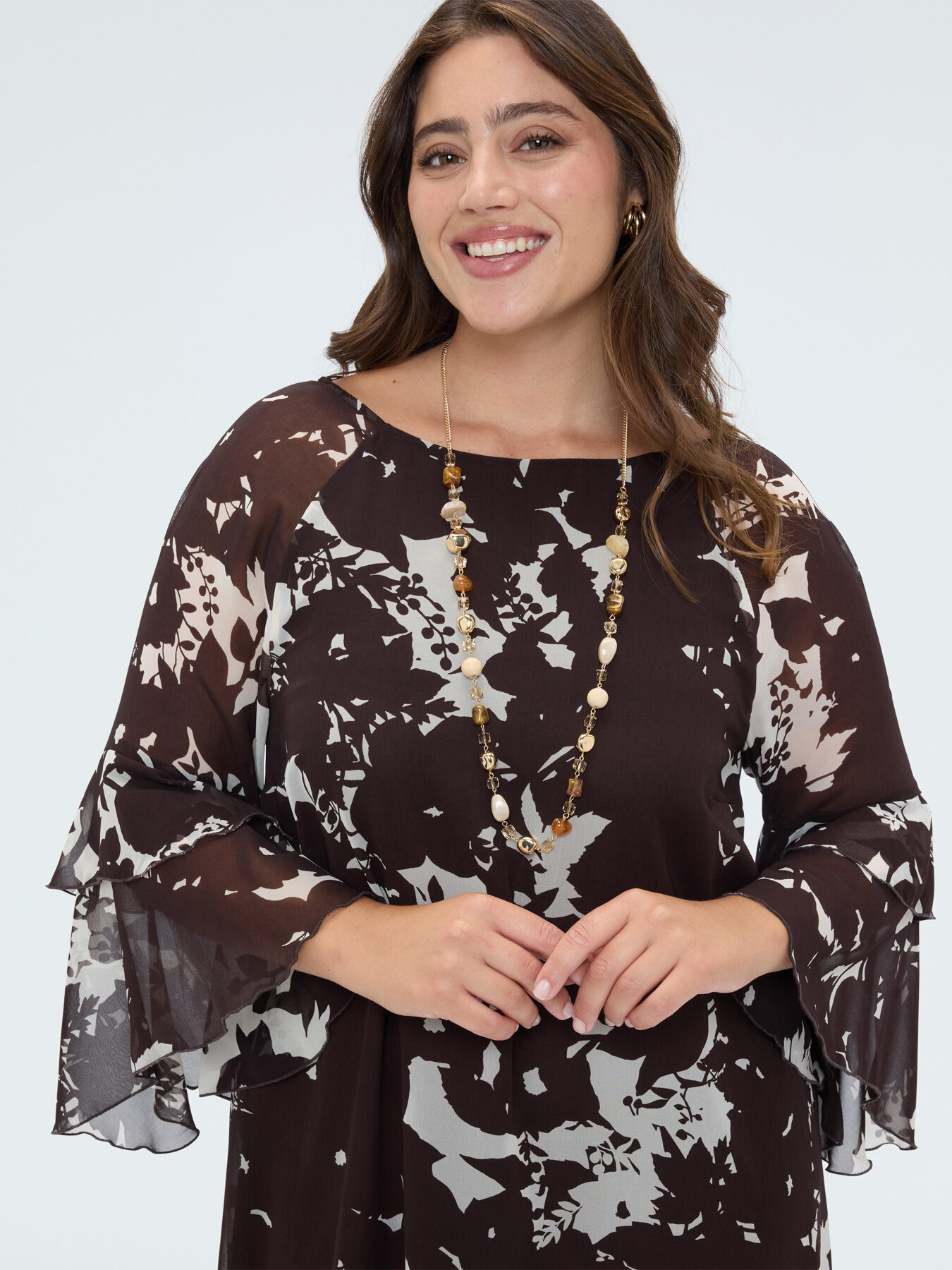 Kurzes Free-Kleid mit Print image number 3
