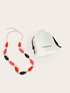 Collana lunga con pietre in resina image number 3