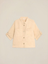 Boxy linen blend jacket image number 3