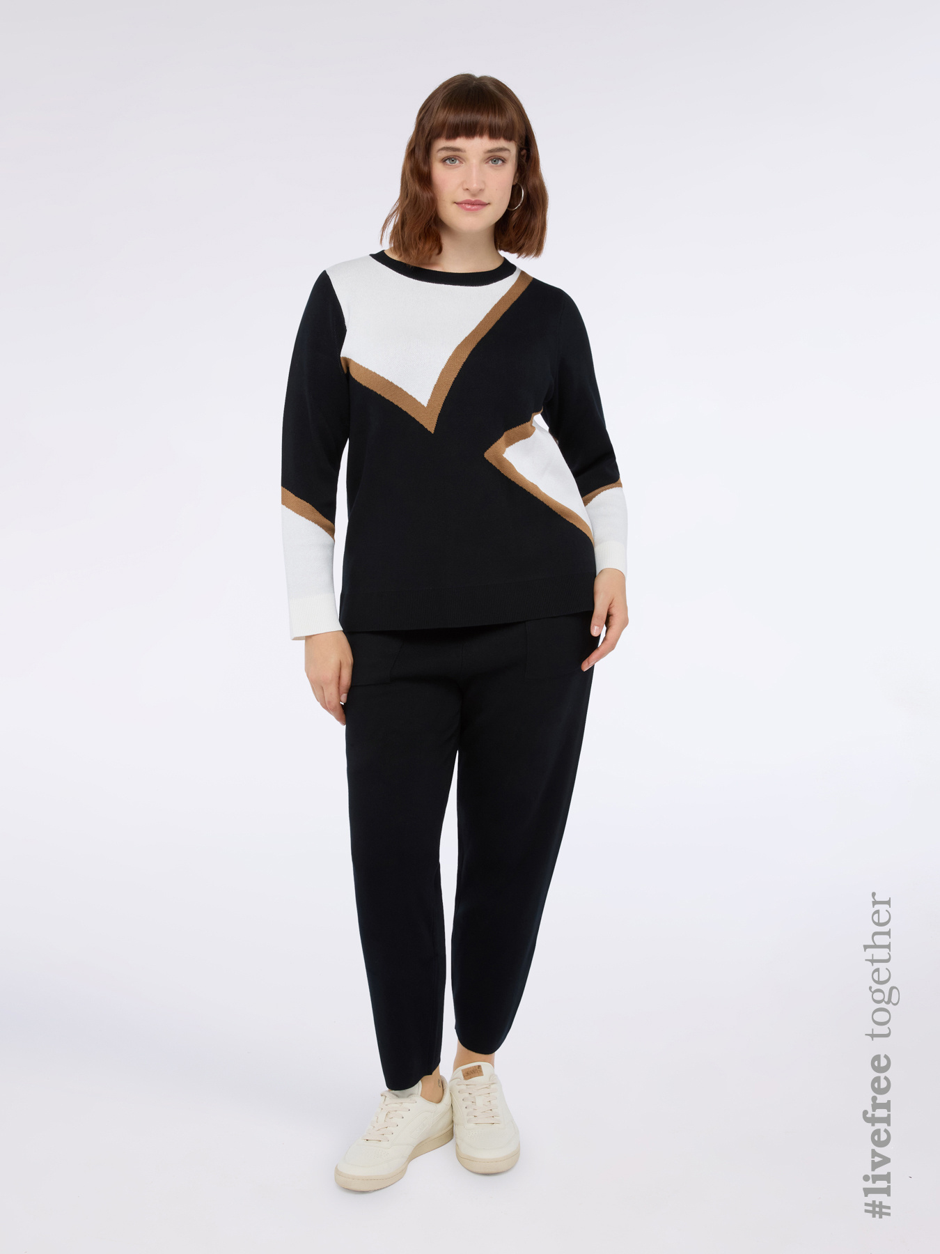 Knit jogger pants image number 0