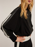 Bomber bimaterico con bande laterali image number 2