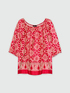 Ethnic print blouse image number 4