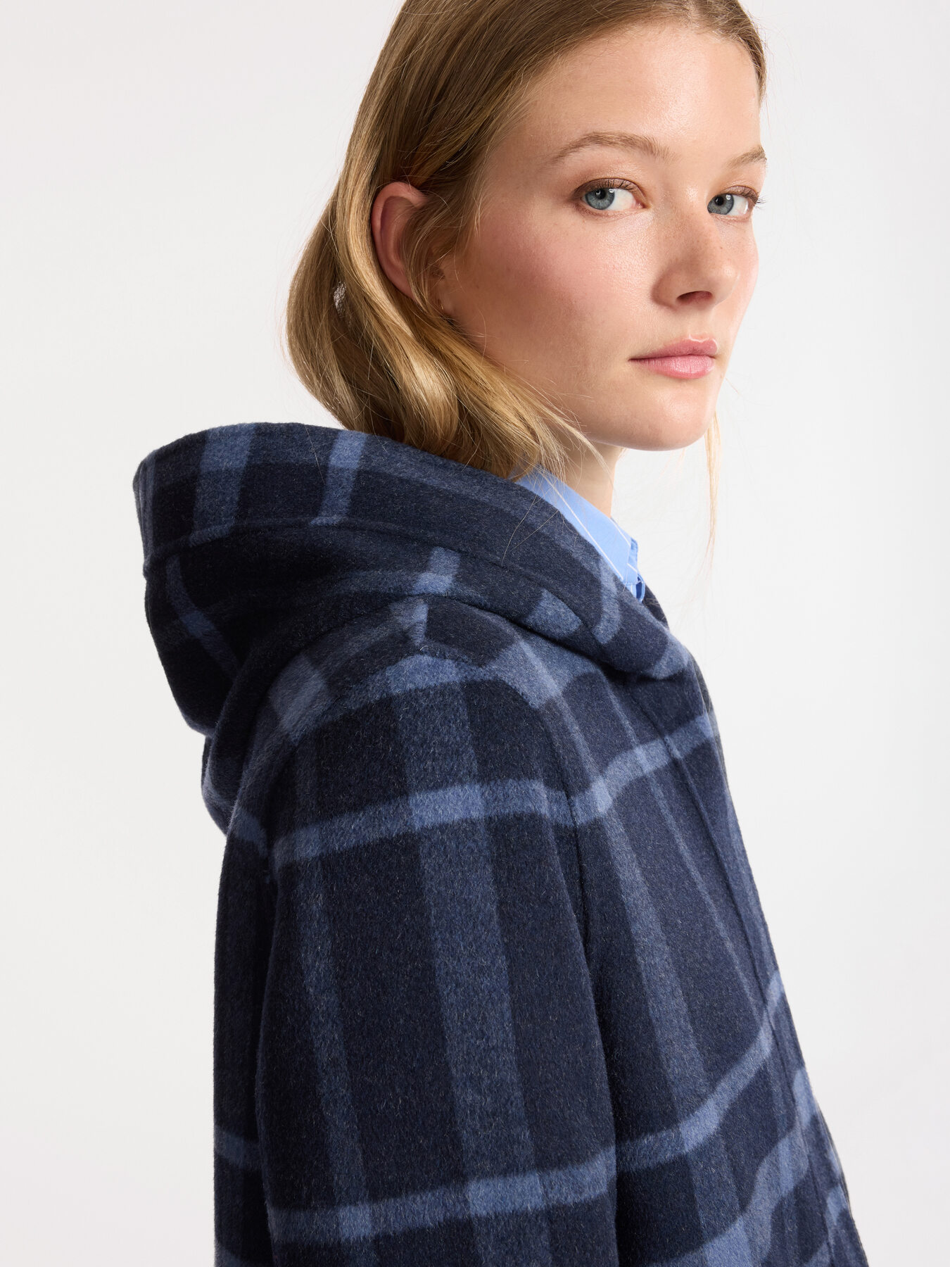 Casual checked coat image number 3