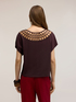 T-Shirt aus Jersey mit Spitzeneffekt-Verarbeitung image number 1