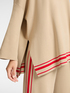 Cape with striped edge image number 3