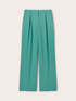 Pantalon large en satin avec passepoil latéral image number 5