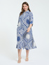Hemdblusenkleid mit Bandana-Print image number 0