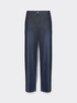 Wide Leg Chambray Jeans image number 4