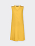 A-line dress with buttons on the shoulders image number 4