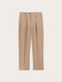 Regular fit trousers in linen viscose image number 3