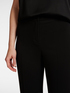 Pantalon droit en cady stretch image number 3