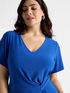 Robe en jersey avec passant latéral image number 3