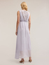 Long dress with lace top image number 1
